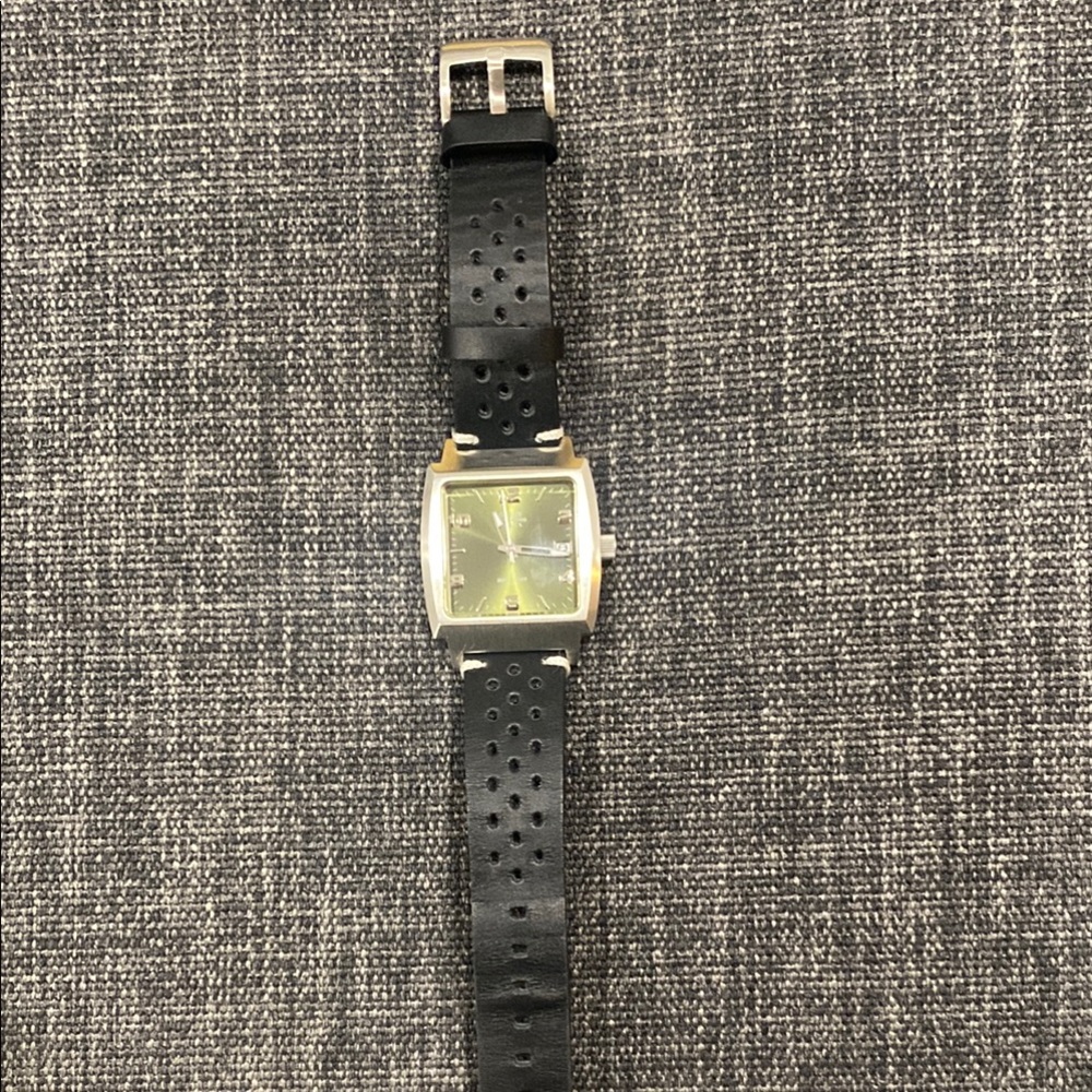 Black and Silver Wearable Watch